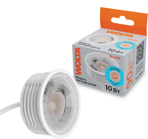 Светодиодный модуль WOLTA WDL-MR16-220V10W6K-LC 10Вт 6500K с линзой 900лм Ra>90 фото Светодиодный модуль WOLTA WDL-MR16-220V10W6K-LC 10Вт 6500K с линзой 900лм Ra>90 картинка